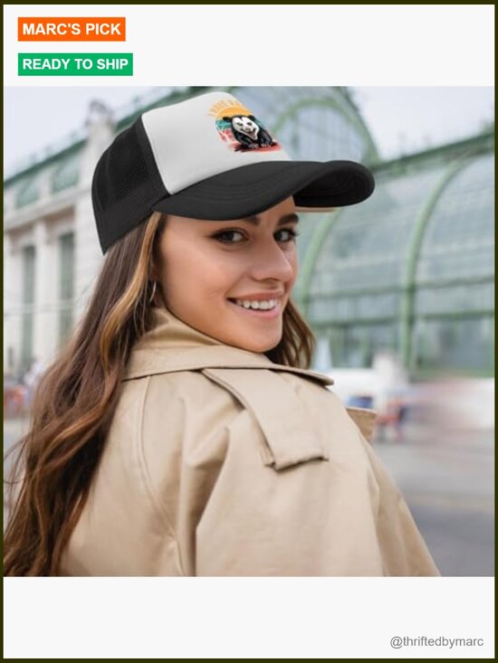 Funny Baseball Cap with Adjustable Strap for Women